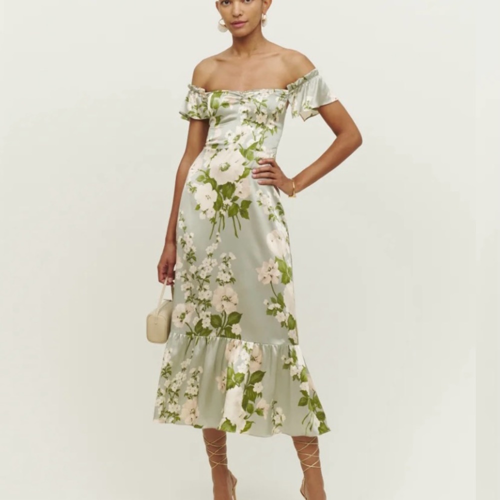 Like new Sianna Silk Dress - Reformation. Size 4.